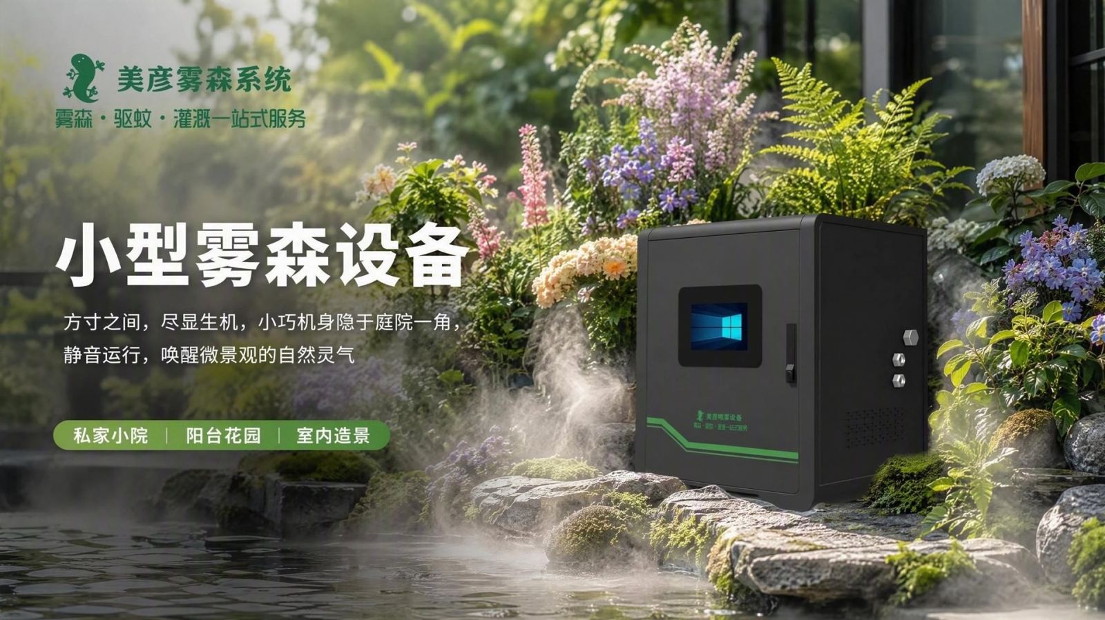 重庆渝中花园庭院驱蚊系统